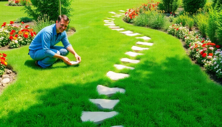 landscaping stepping stones